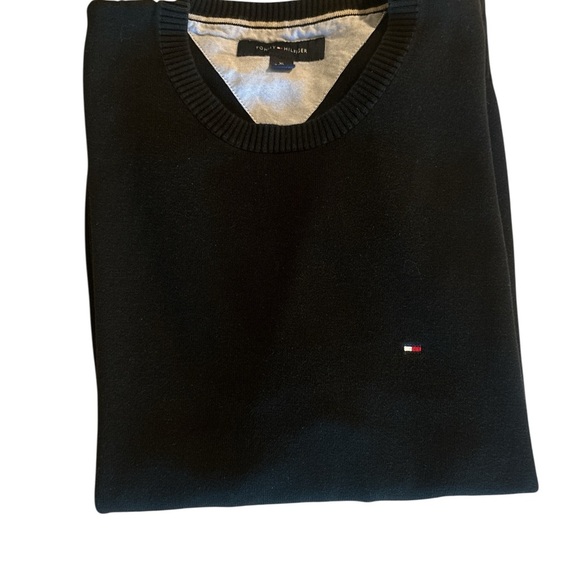 Tommy Hilfiger Black V-Neck Sweater - Picture 5 of 5